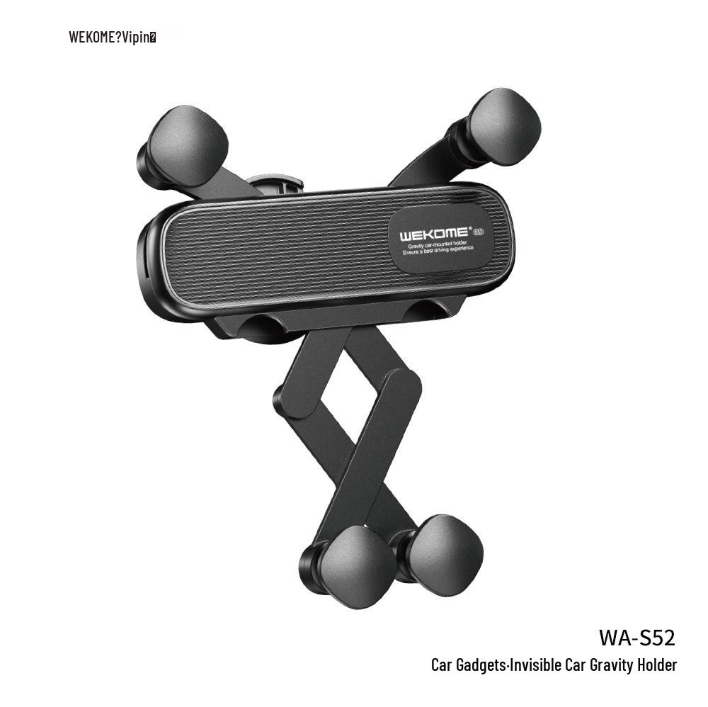 

Wekome Double Spring Gravity Stable Car Phone Holder with Automatic Open/Close Design