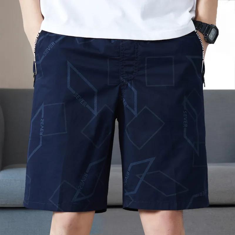 Men's Summer Shorts Cotton Knee Beach Pants Golf Plaid Zipper Pocket Y2K Swim Beach Relaxed Fit Jogger Shorts