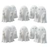 Halloween Finger Puppets Toy Finger Flip Off Ghost Figurines Cute Middle Finger Ghost Statue Gag Gifts for Trick or Treat Party Favors