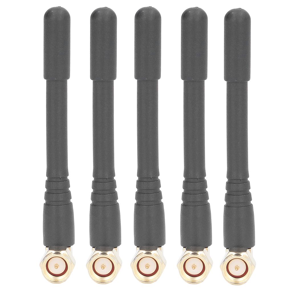 5PCS High Gain Antenna SMA Male Elbow Connector Omnidirectional Antenna for Wireless System