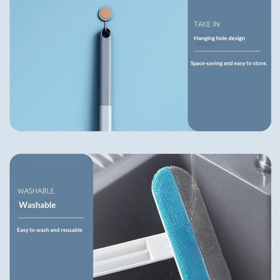 Furniture Pet Hair Remover Reusable Lint Remover Long Handle Pet Hair Removal Tool