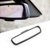 Carbon Fiber Style Interior Rearview Mirror Frame Cover Trim For Dodge Charger