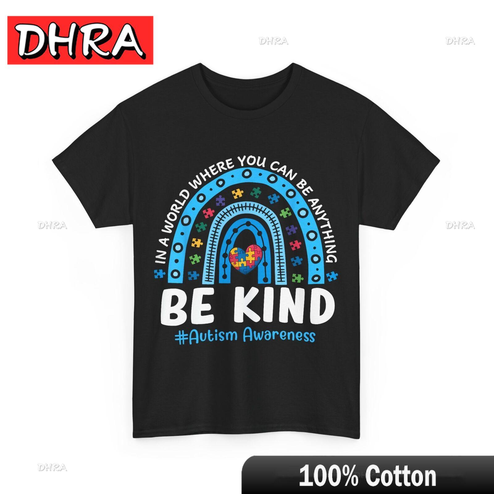 

Autism Awareness Rainbow in April We Wear Blue Ribbon TShirt Retro Tshirts Cool Cute Retro Tee Anime Vintage Vacation Outfit 4XL