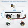 HVAC A/C Heater Control Panel With Blower Motor Switch For 1999-2004 Jeep Wrangler TJ Replace# 55037473AB, BL101, HS-373