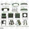 Children's Outdoor Camouflage Obstacle Course & Sensory Training Equipment