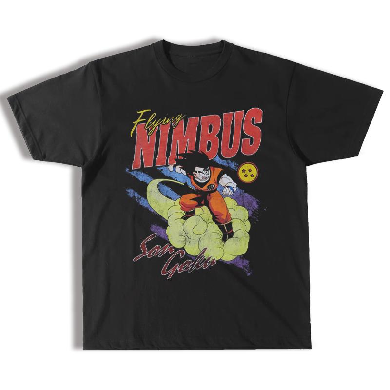 Dragon Ball Dragon Ball Collection Anime Peripheral Short Sleeve Casual Crew Neck Cotton Printed Loose T-Shirt