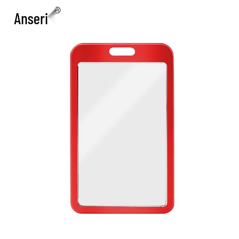 Ancai Rui Aluminum Alloy ID Badge Holders красный вертикальный