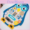 Wooden Penguin Shaped Busy Board Montessori Educational Toy For Early Learning And Development