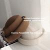 Adjustable Top Hat for Women 100% Wool Millinery Berets Trendy Wool Cap  for Party