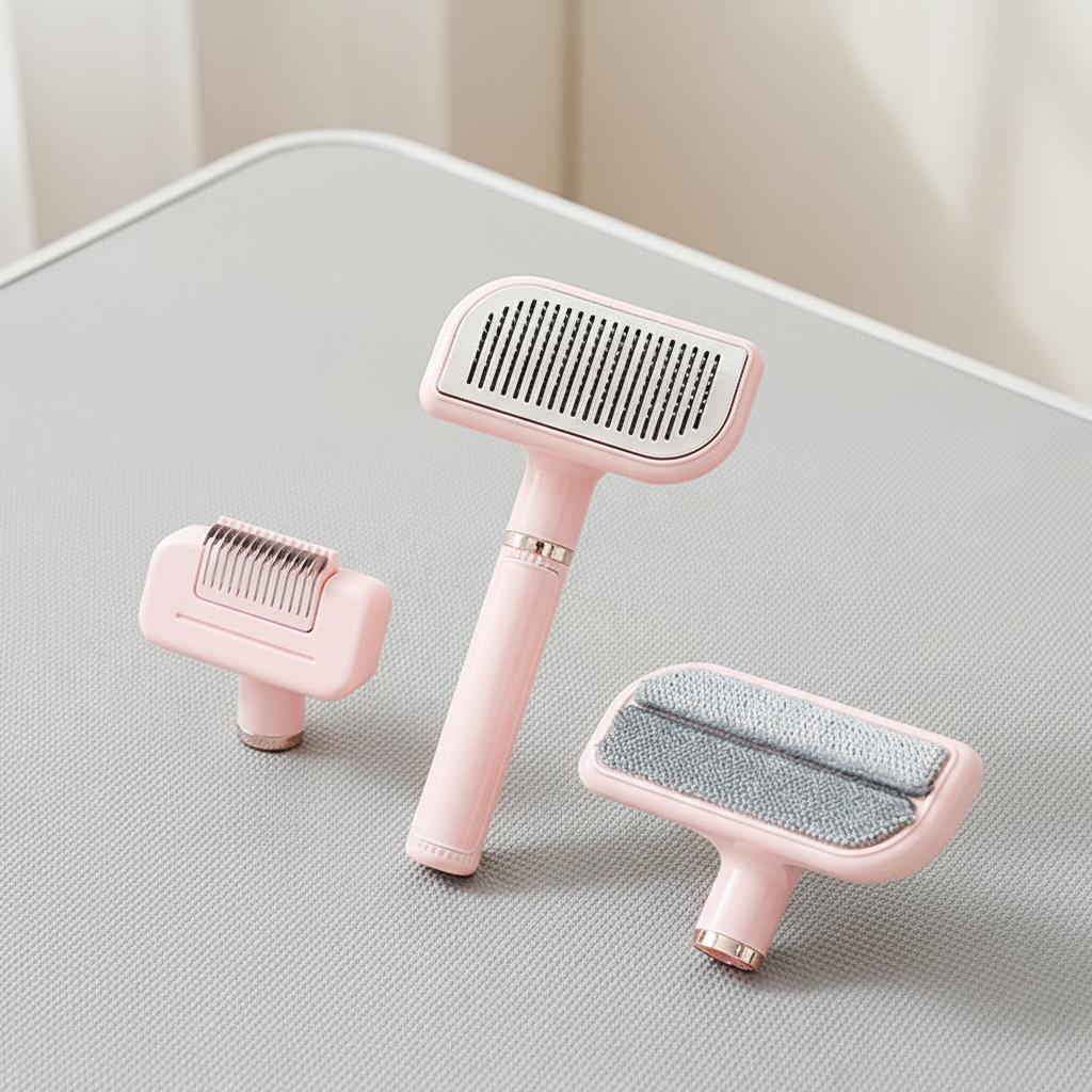 New Pet Comb Small White Comb Square Dog Needle Comb Cat and Dog Knot To Float Pet Supplies Pet Beauty Products