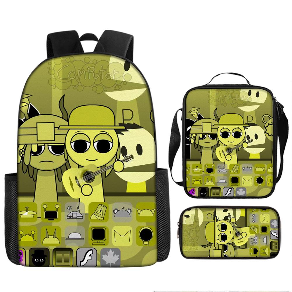 Rhythm Box Schoolbag Cartoon Animation Primary School Third or Fourth Grade Light Burden Reduction Primary and Secondary School Student Storage Bag