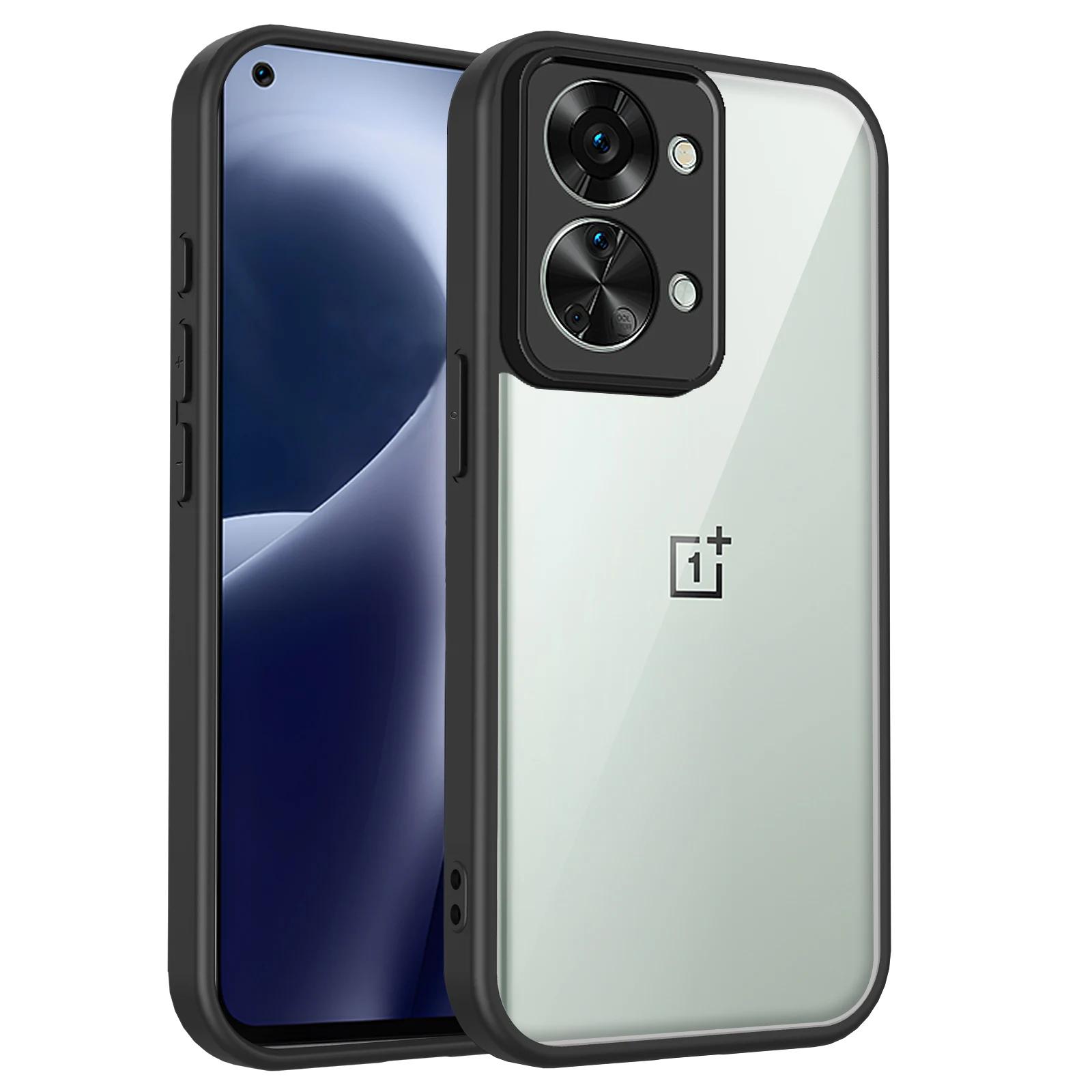 

Чохол для Oneplus Nord 2T CPH2399 Ударостійкий Силіконовий Бампер Повітряна Подушка Прозора Матова Задня Кришка Жорсткий Чохол для Телефона для One Plus Nord2T OnePlus Nord 2T