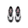 New Anta Cushioned Anti Slip And Wear Resistant Lightweight Low Top Chunky Sneakers Women's Black White Red 922027033-4