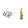Luxury Tissue Paper Dispenser And Gold Cheetah Figurine Tabletop Centerpiece for Kitchen Restaurant