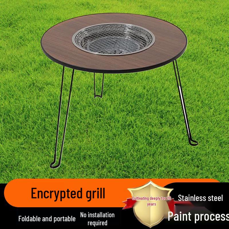 Cast Iron Charcoal Tea Stove & Grill