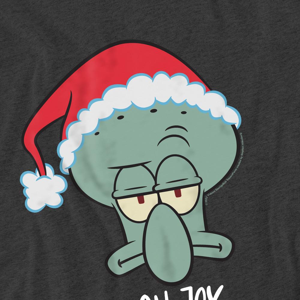 SpongeBob SquarePants Unisex Adult Joy Squidward Christmas T-Shirt