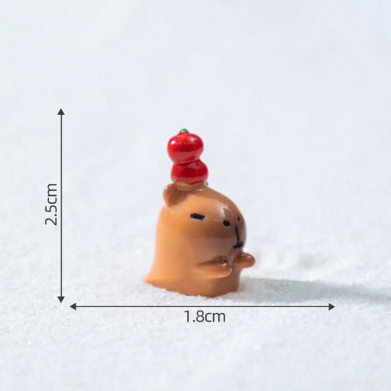 

1/4 шт. Рождественская елка Санта Клаус Снеговик Лось Пингвин Колокольчик Миниатюрные ландшафтные украшения Дом Новый год Рождество Кукольный домик Декор B3