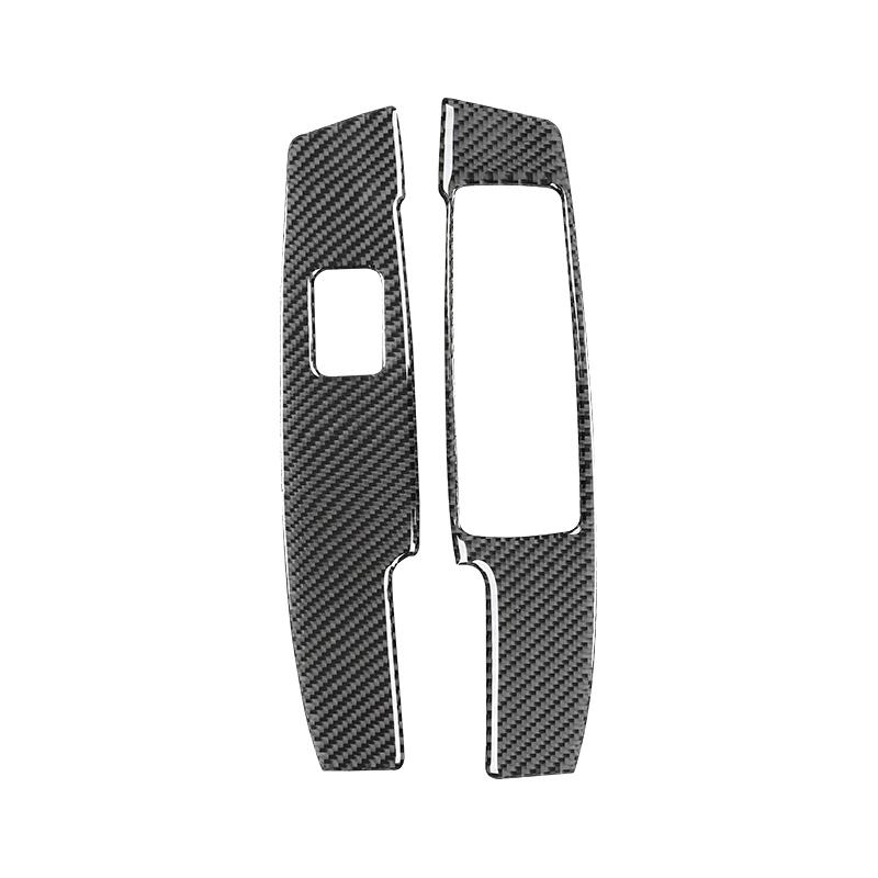 For Mercedes Benz W204 C-Class 2007-2013 Car Door Armrest Panel Decor Trim Sticker Auto Interior Accessories Carbon Fiber