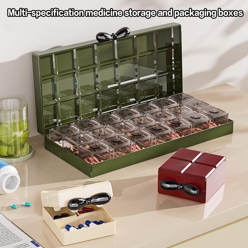 Portable Medicine Box Seven Days A Week Medicine Storage And Packaging Portable Medicine Dispenser Medicine Reminder Storage Box
