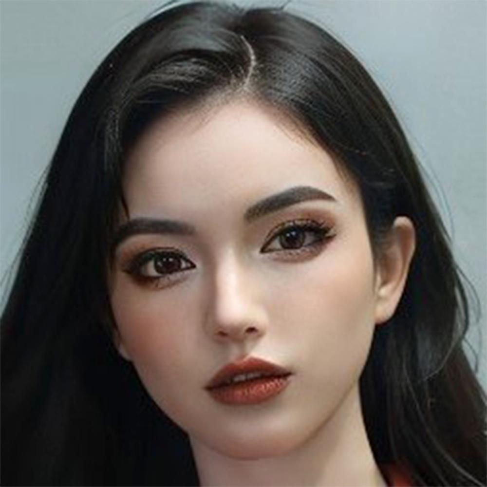 Head with Realistic Oral Function 100% Silicone Compatible with 130-180cm Sex Dolls M16 Thread Interface Wig & Implant Hair Options 3kg