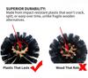 51-58mm Portafilter Cleaning Brush Contoured Espresso Basket Scrubber for Deep Clean Non-Scratch Barista Tool for Home Machines