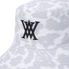 ANEW GOLF Uni Flower Pattern Reversible Buckethat_Wh