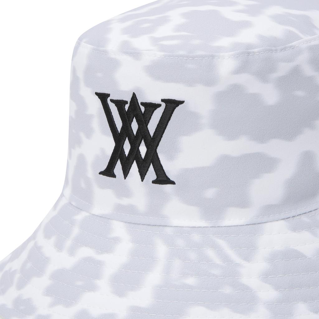 ANEW GOLF Uni Flower Pattern Reversible Buckethat_Wh