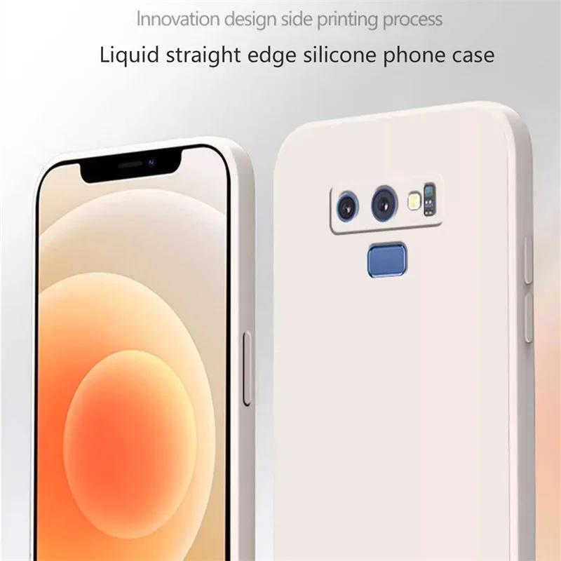 Original Case Soft Liquid Silicone Case For Samsung Galaxy Note 20 Note 20 Uitra 8 9 10 For Galaxy S10 S9 Plus Phone Cover