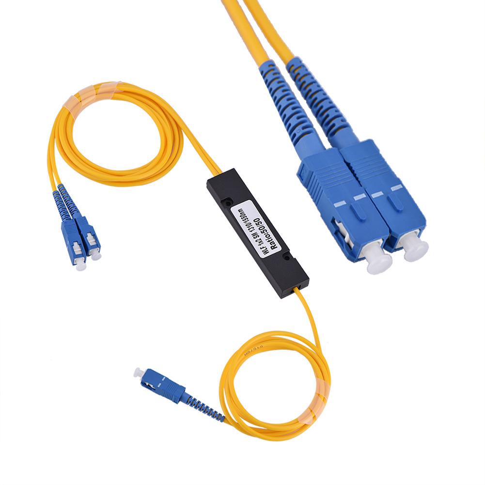 1 To 2 Singlemode SC Optical Fiber Splitter Cable with SC SC Connector