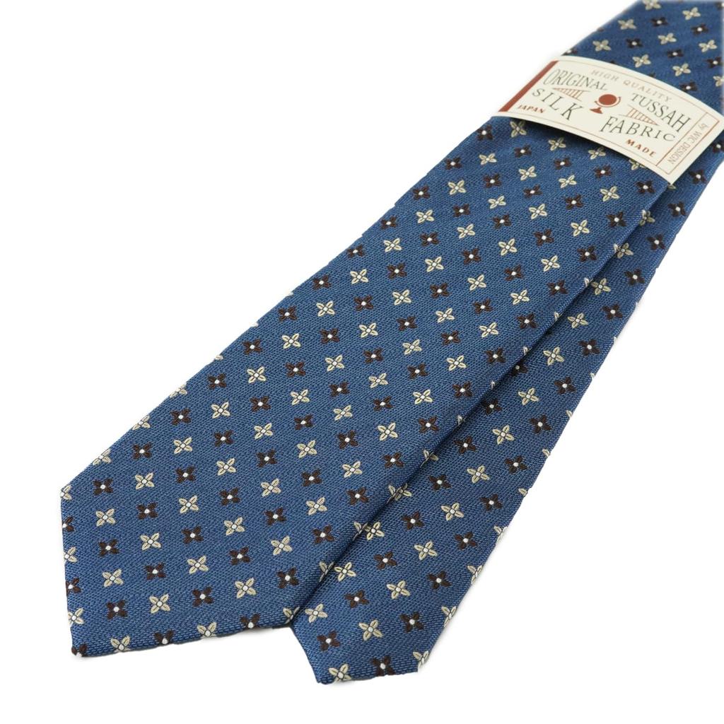[WIC DESIGN  TUSSAH SILK (Tussah Silk) Small Pattern Tie]