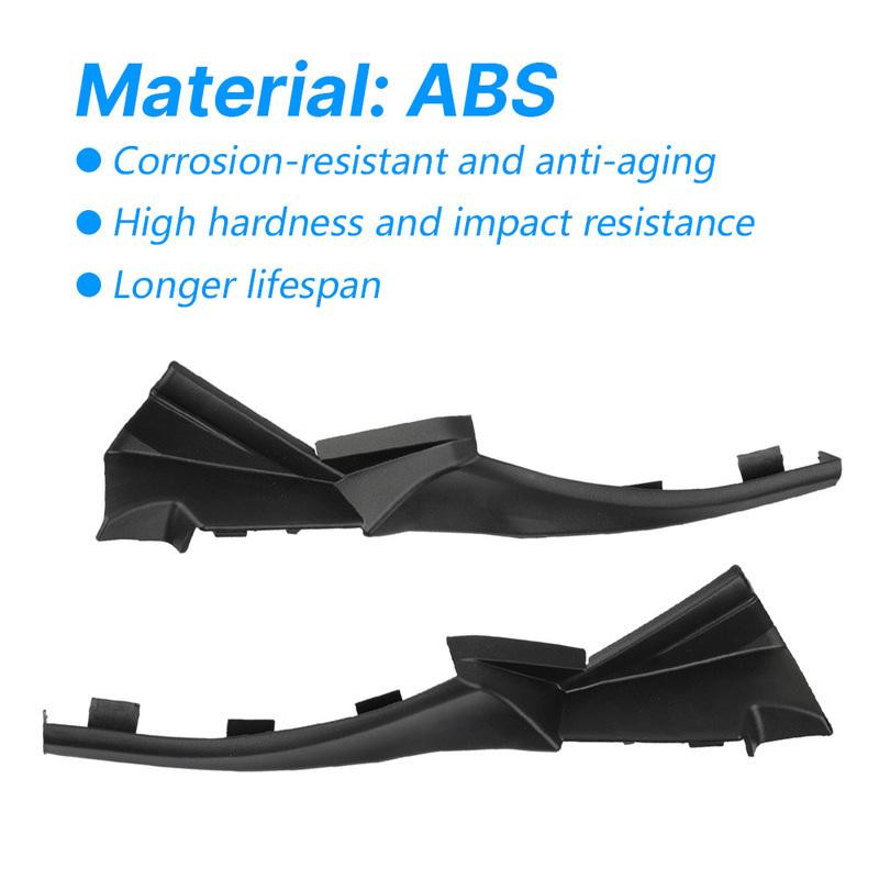 1Pair Front Windshield Wiper Cowl Cover Trim Panel For Nissan Kicks 2016 2017 2018   Replace 66894-5RF0B Car Accessories