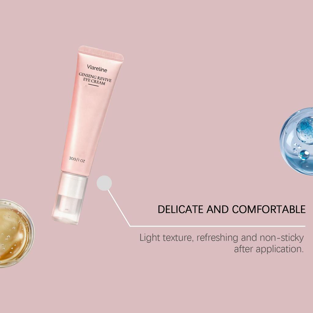 Viareline softening Eye Care Cream gently moisturizes the skin around the eyes, a daily basic eye care product 30g