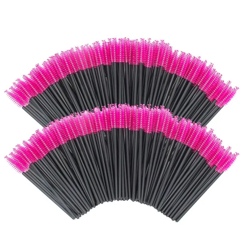 200PCS Disposable Eyelash Wands Spoolies Wands Spoolies for Eye Lash Eyebrow and Makeup Cosmetic Brush Mascara ToolsExtension,