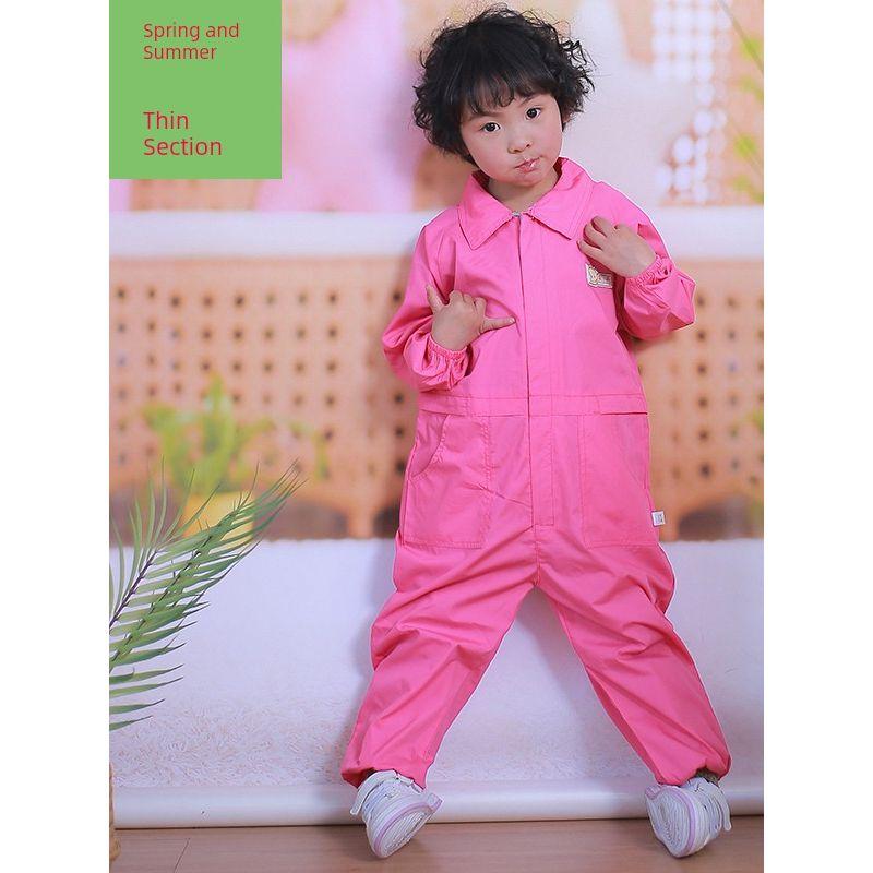 0-3-Year-Old Cotton Romper Slim-Fitting Workwear