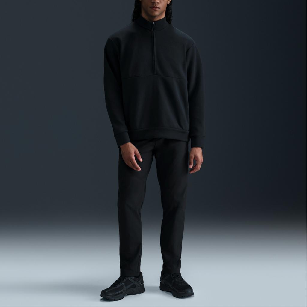 Nike Dri-Fit 24.7 Series Sun Protection Quick-Dry Slim Fit Comfortable Knitted Sports Pants Men Bottoms Black Dark-Smoke-Grey HQ6919-010