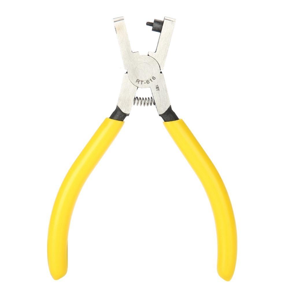 

Professional Yellow Handle Hole Punch Plier 2mm Round Hole Handheld Belt Hole Punch Hole Puncher Strap punching