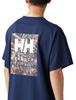 S/S HHAngler Logo Tee Ocean Navy L