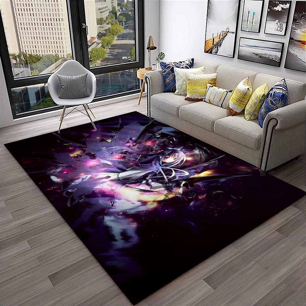 3D Cartoon Puella Magi Madoka Magica Carpet Rug for Home Living Room Bedroom Sofa Doormat Decor,kids Area Rug Non-slip Floor Mat