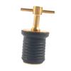 Drain Plug Boat Rubber Brass Adjustable Marine Bung Quick Seal Spare Parts for Canoe Water Sports