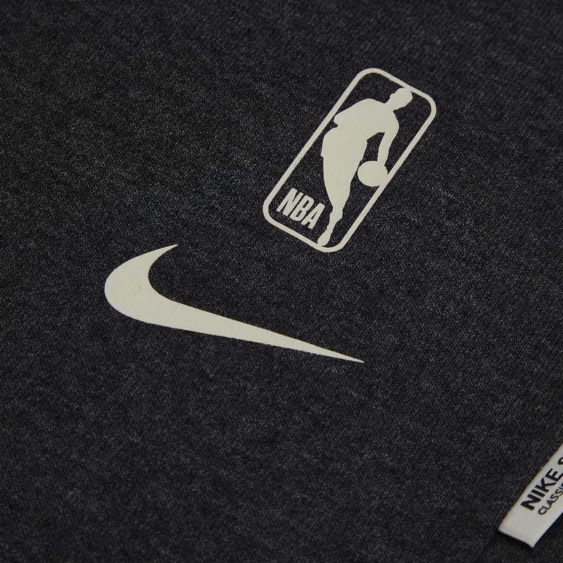 Nike x NBA Los Angeles Lakers Drawstring Knit Sweatpants Men Bottoms Grey Black DR2169-264