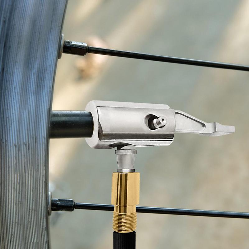 Car Tire Nozzle Adapter Auto Tire Valve Quick Connector Universal Replacement Tire Inflator Connector Air Chuck For Car Bikes