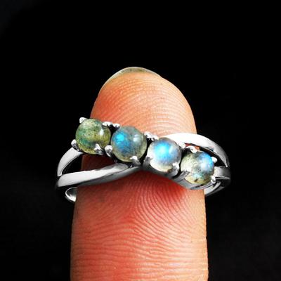 Labradorit 925 Sterling Silber Ohrring