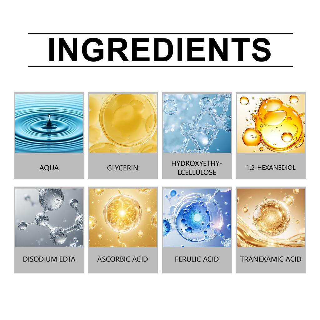 Intensive Brightening Serum Brightening Serum Lightening Serum Long-lasting Moisturizing Serum Set,15ml+1.5g