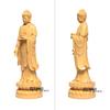 TheChanger Buddha Standing Shaka Nyorai Wood Buddhist Altar Statue for Prayer and Protection from Carved from Premium Natural Boxwood H x 7cm W x 7cm
