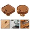 For Bathroom Drawers Leather Cabinet Knobs Leather Drawer Pulls Bathroom Decor Versatile Application Comfortable Grip