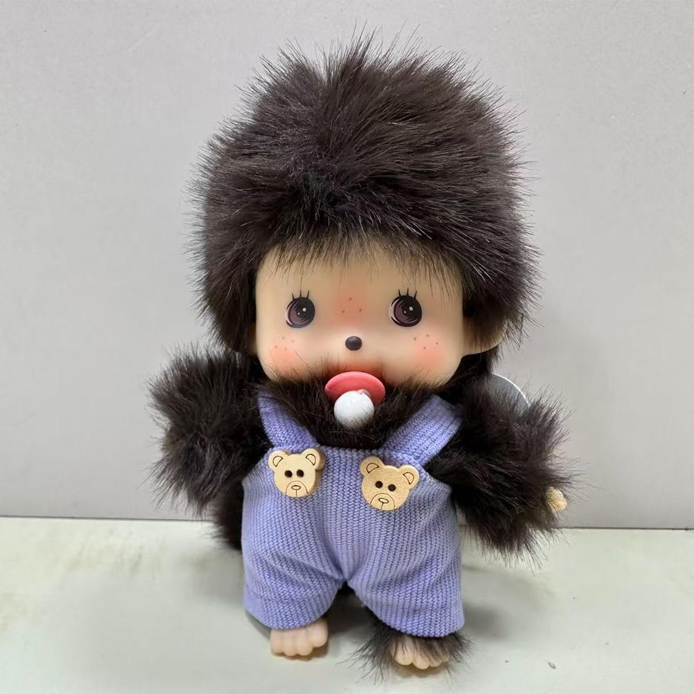 Kawaii Kindergarten Mochi Puppe 15cm PP Baumwolle Affe Plüschpuppe Handpuppe Tasche Anhänger Anhänger Geschenk Plüschtier