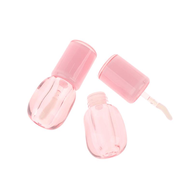 5.1Ml Empty Lip Glaze Tubes Irregular Shape Liquid Lipstick Container Coarse Brush Rod Refillable Lip Balm Travel Sample Bottle