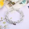 Fashionable personalized jewelry plated with 925 silver, exquisite large faucet TO buckle bracelet for men