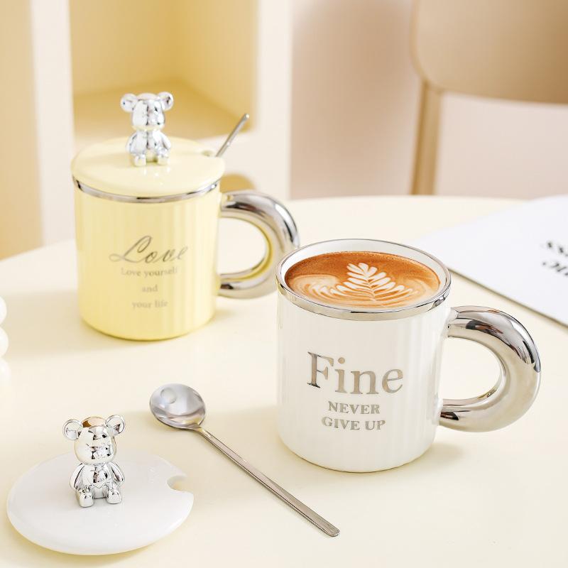 Creative Nordic Fashion Ceramic Mug Office Gift Coffee Cup Water Cup Couple Cup Couple Style