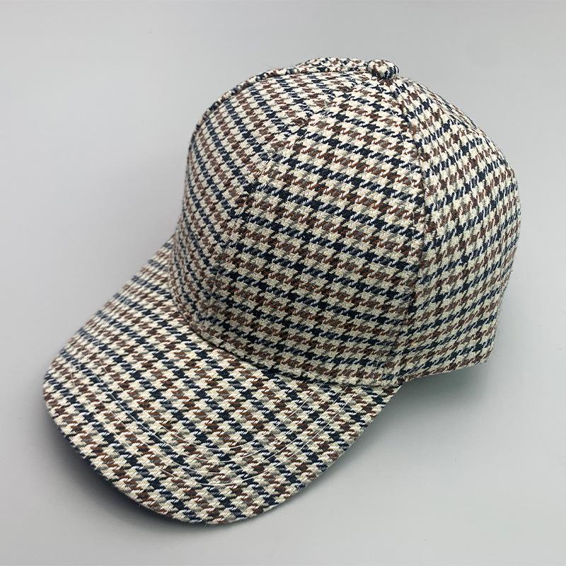 Retro British Style Fashion Classic Men'S And Women'S Baseball Caps Cotton Hip Hop Versatile Casual Breathable Sun Hats